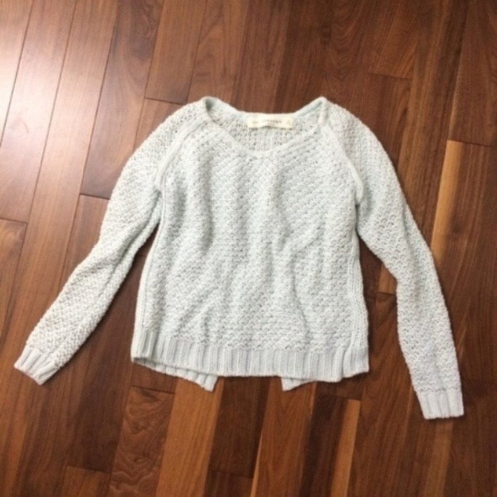 Zara Knit Pale Mint Sweater